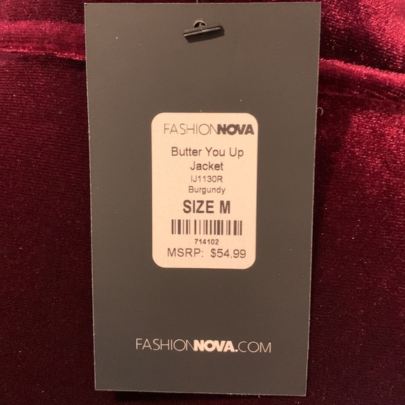 Fashion Nova “Butter you up” burgundy trench coat - Picture 7 of 7